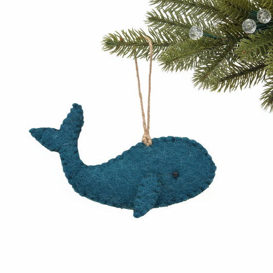 Whale Ornament Felt Ornament
