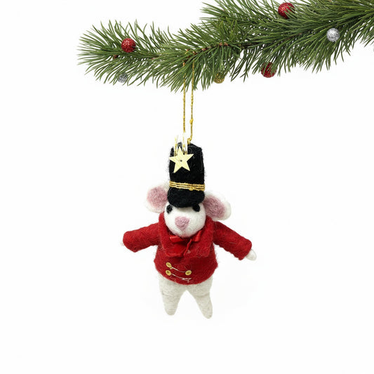 Showman Mouse Felt Ornament