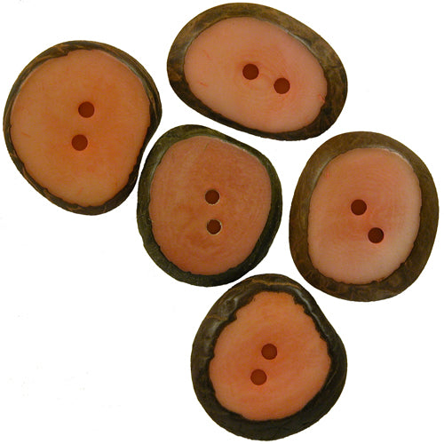 Small Hand-Dyed Tagua Nut Buttons-Vegetable Ivory- Lots of 5-10-15-20 Fair Trade-Ecuador