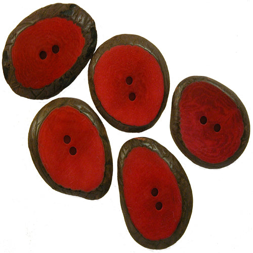 Small Tagua Buttons-Hand-Carved-18 COLORS- Fair Trade-1PC