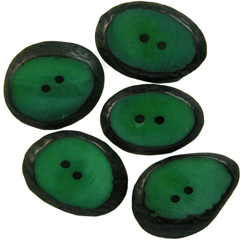 Small Hand-Dyed Tagua Nut Buttons-Vegetable Ivory- Lots of 5-10-15-20 Fair Trade-Ecuador