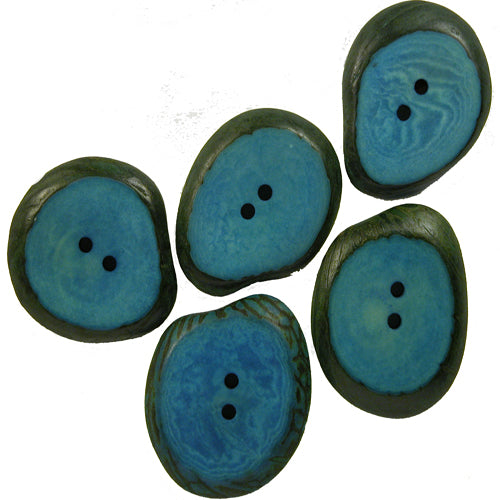 Small Hand-Dyed Tagua Nut Buttons-Vegetable Ivory- Lots of 5-10-15-20 Fair Trade-Ecuador