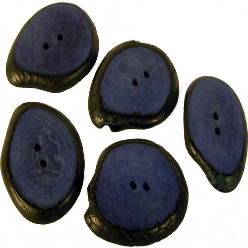 Small Hand-Dyed Tagua Nut Buttons-Vegetable Ivory- Lots of 5-10-15-20 Fair Trade-Ecuador