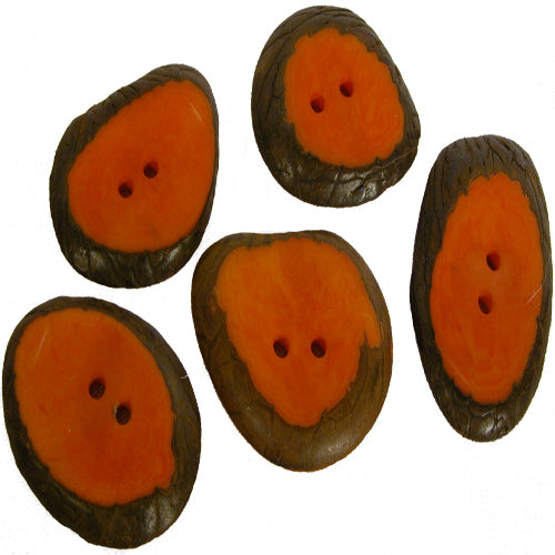 Small Hand-Dyed Tagua Nut Buttons-Vegetable Ivory- Lots of 5-10-15-20 Fair Trade-Ecuador