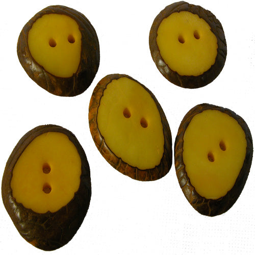 Small Hand-Dyed Tagua Nut Buttons-Vegetable Ivory- Lots of 5-10-15-20 Fair Trade-Ecuador