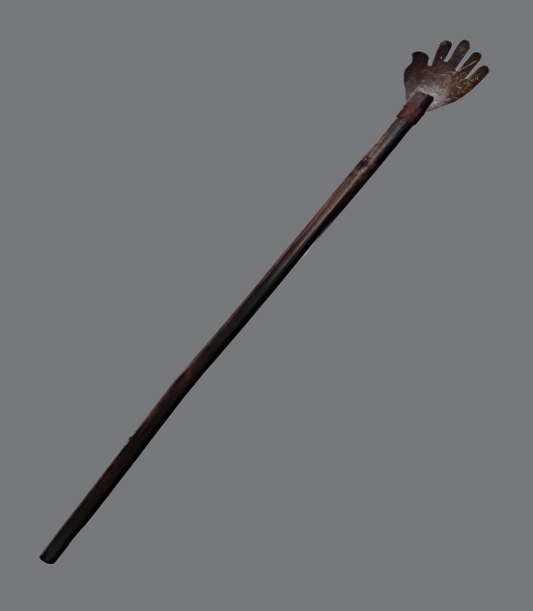 Handmade Recycled Coconut-Back Scratcher