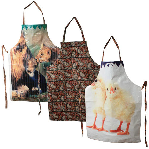Upcycled Billboard Plastic Apron