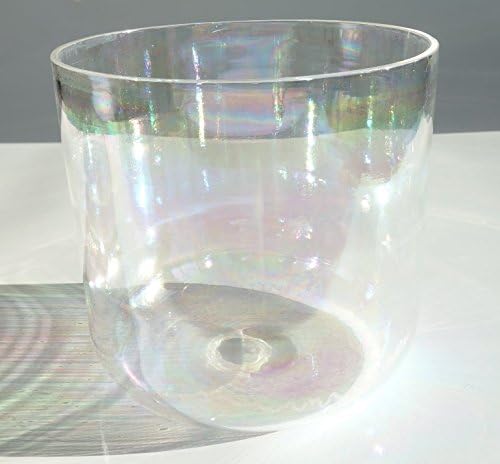 Iridescent Rainbow Crystal Singing Bowl-8"