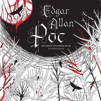 Edgar Allen Poe: un libro para colorear para adultos de Odessa Begay