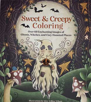 Sweet & Creepy Coloring Book