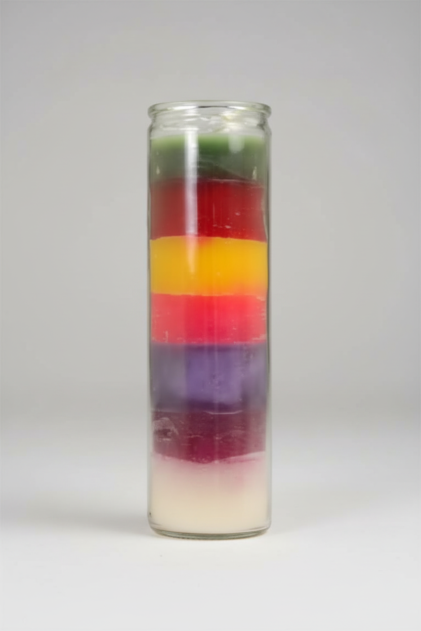 7 Color 7-day Jar Candle
