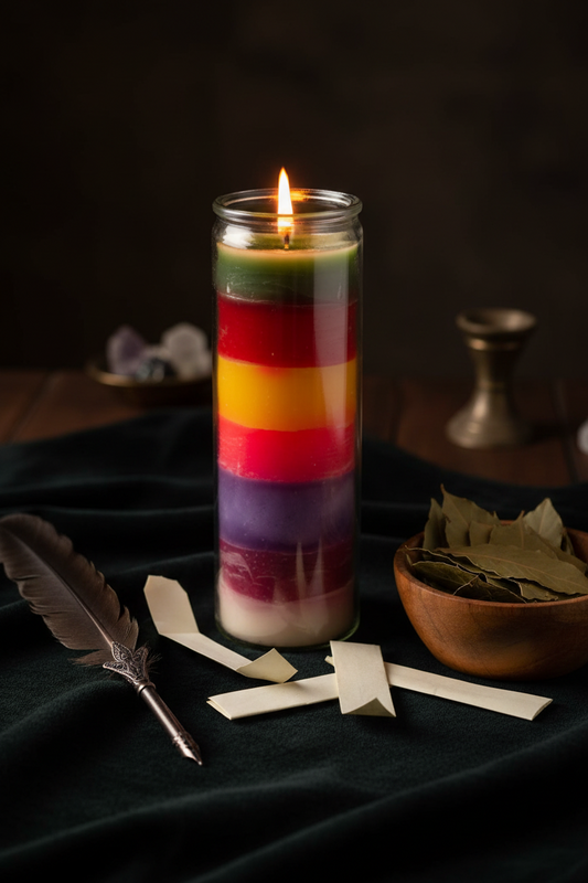 7 Color 7-day Jar Candle