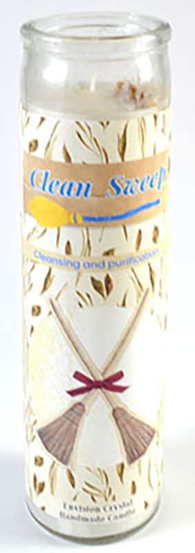 Clean Sweep Aromatic Jar Candle - White