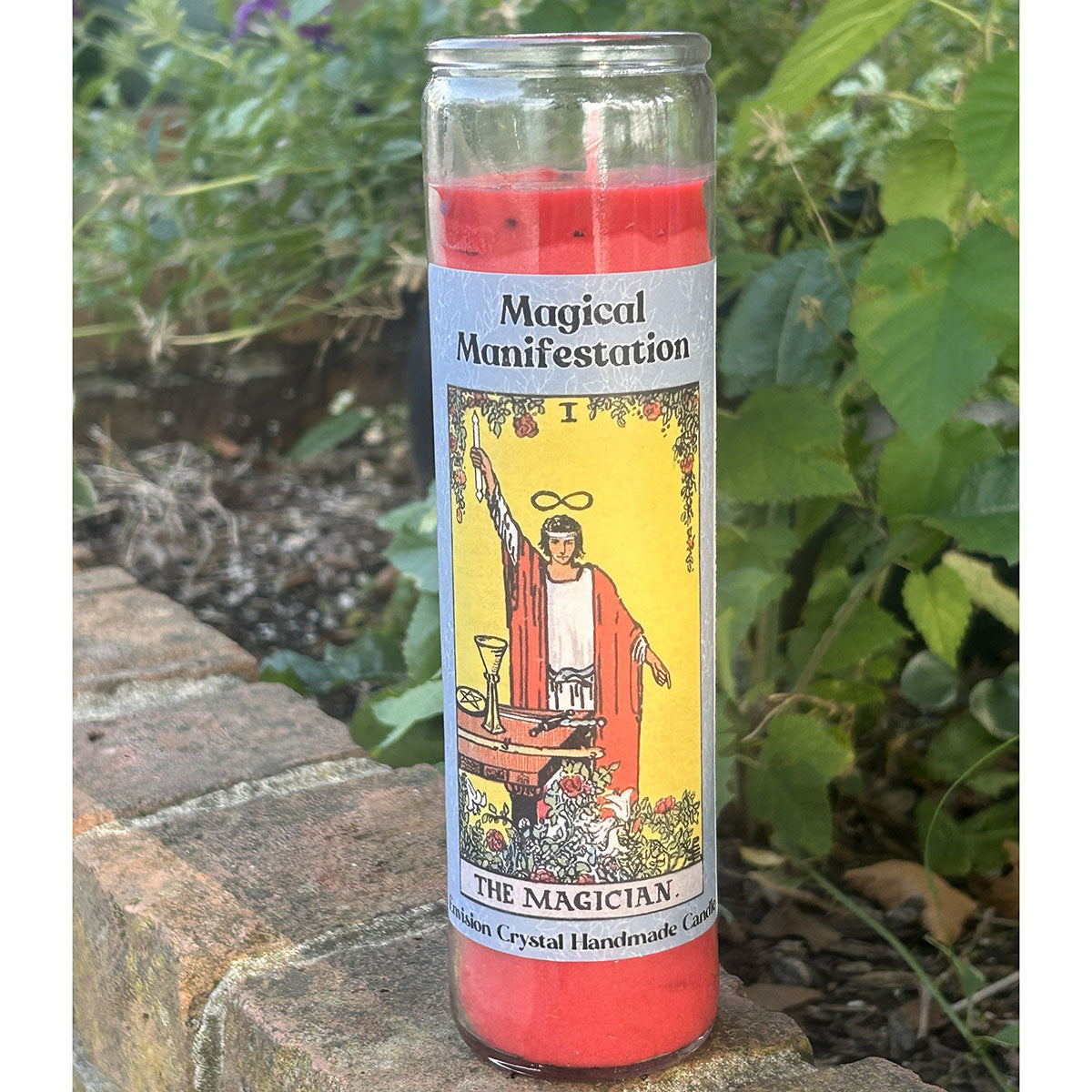 Magical Manifestation aromatic jar candle- Red