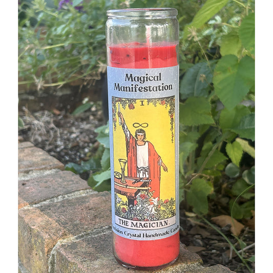 Magical Manifestation aromatic jar candle- Red