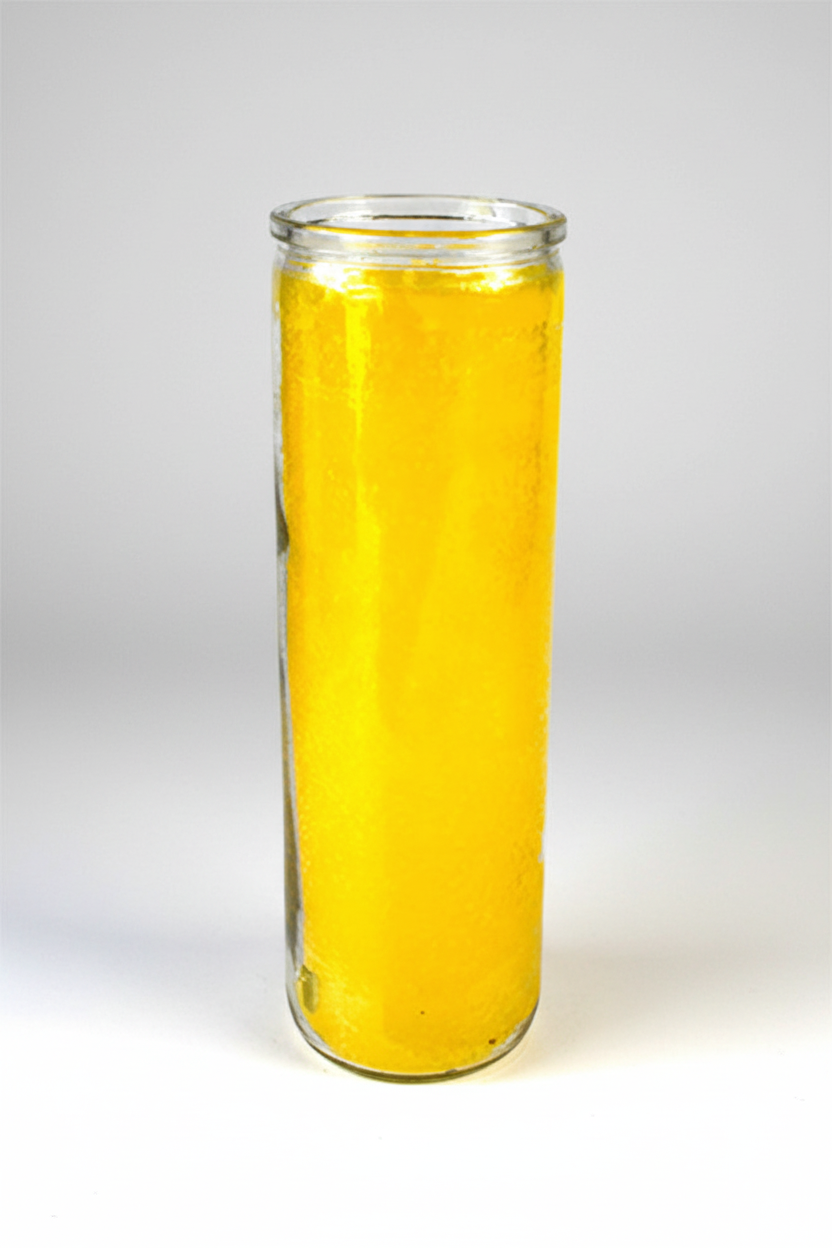 Yellow 7-day Jar Candle-Confidence, Creativity, and Joy