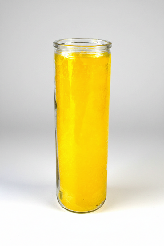 Yellow 7-day Jar Candle-Confidence, Creativity, and Joy