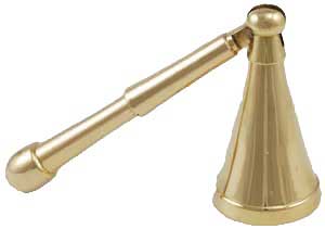Brass Extended Bell Candle Snuffer- 3" L