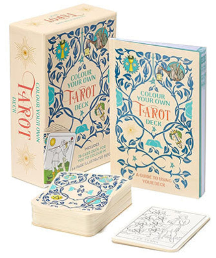 Color Your Own Tarot Deck with Book Set