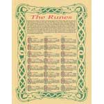 The Runes Parchment Print- 8 1/2" x 11"