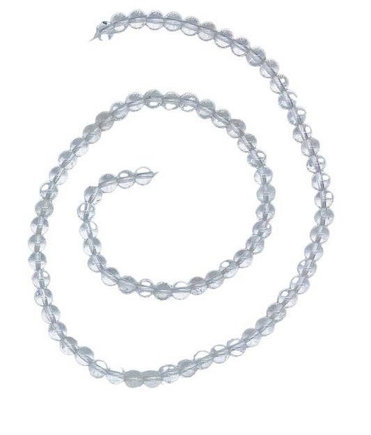 4mm Quartz Beads- Round