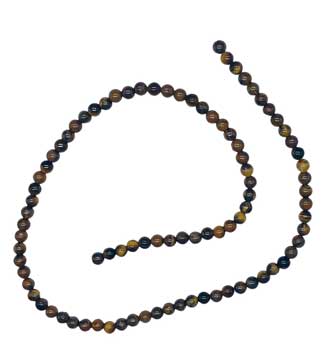 Cuentas de ojo de tigre de 4 mm - Fabricación de joyas - Artes y manualidades