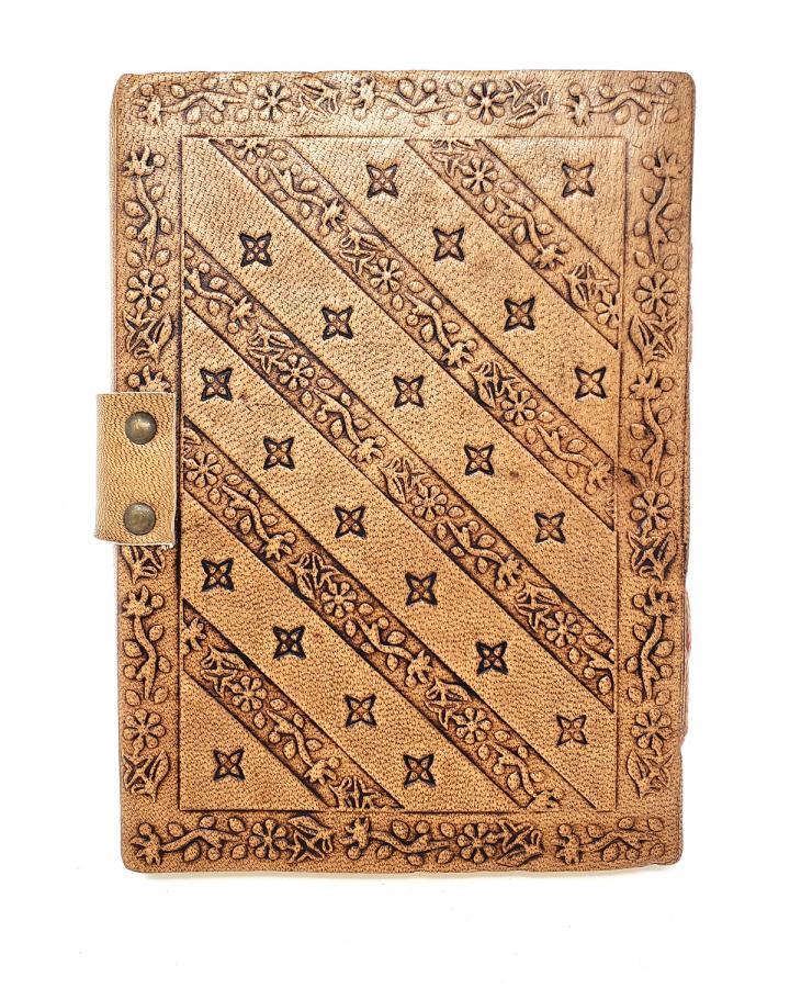 5" x 7" Goddess of Earth Embossed leather w/ latch