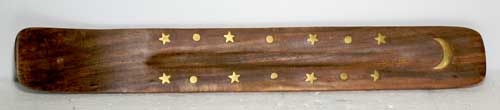Curved Wooden Ash Catcher- Stick Incense Burner