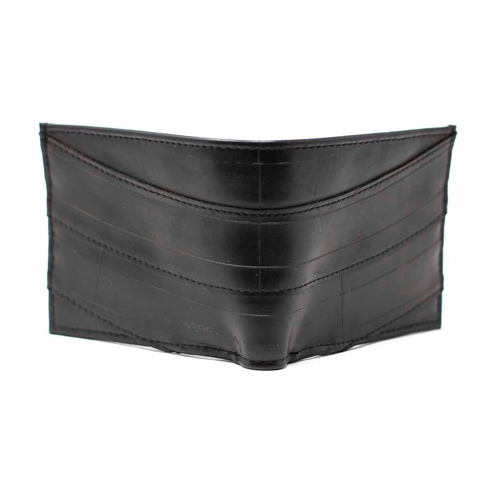 Men's Bifold Wallet Made from Recycled Tire- Black