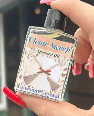 Clean Sweep Ritual Oil 4 Dram bottle- Envision Crystal Spiritual Oil
