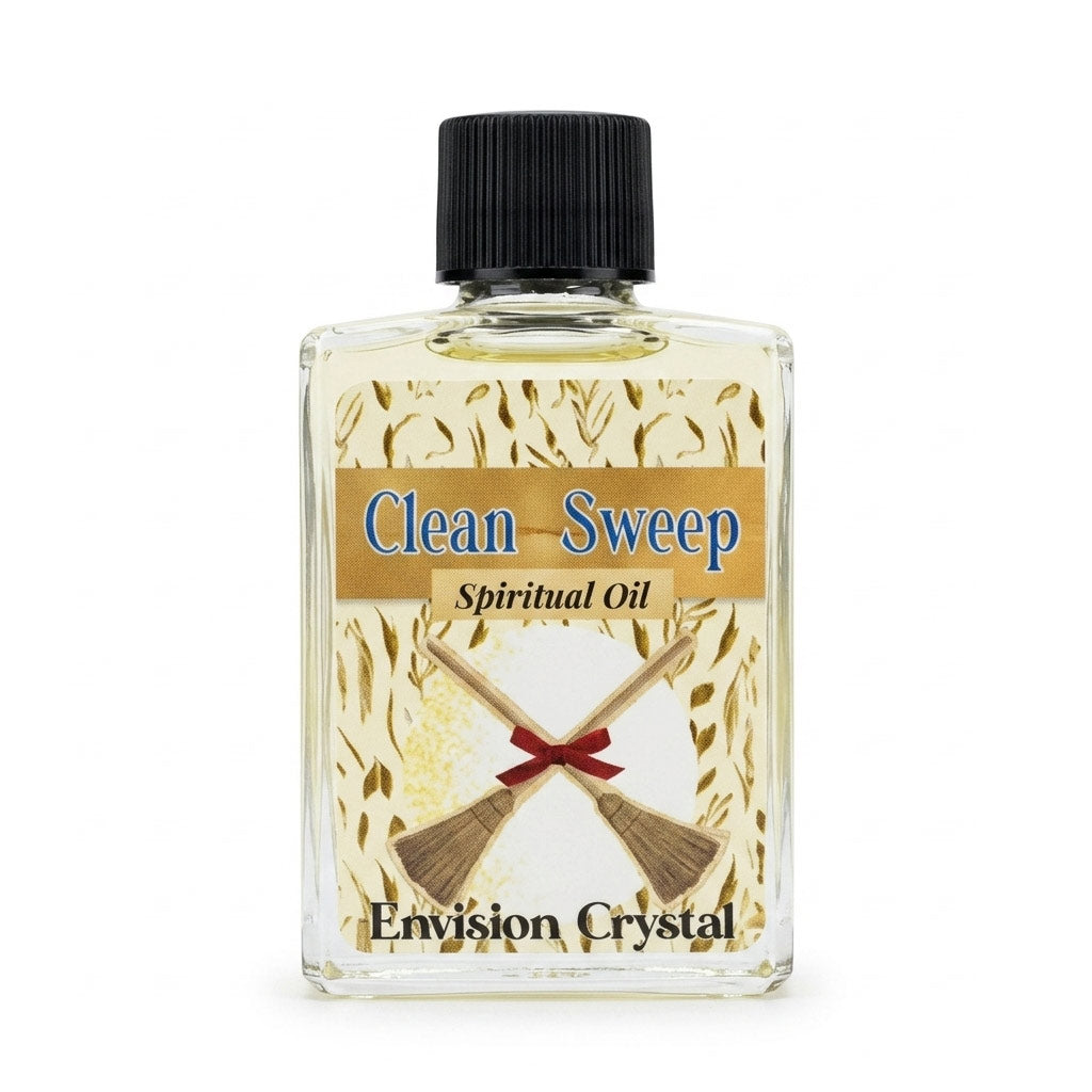 Clean Sweep Ritual Oil 4 Dram bottle- Envision Crystal Spiritual Oil