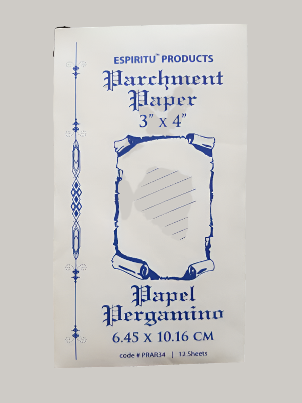 3" x 4" Parchment Paper 12 pack