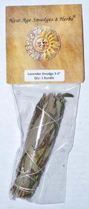 4" Lavender Smudge Stick- Sage & Lavender Smudge Wand