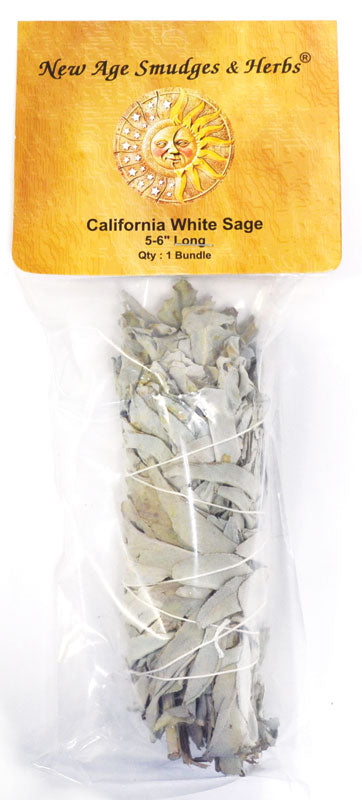 Barra para difuminar de salvia blanca, 5"-6"