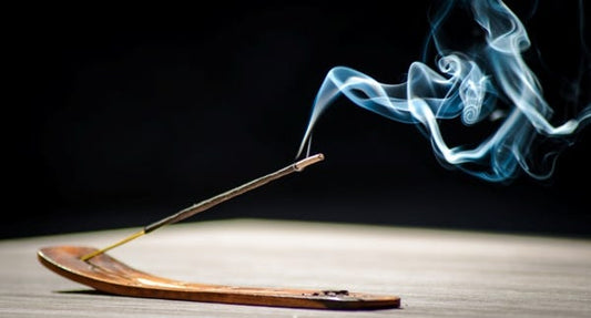 Curved Wooden Ash Catcher- Stick Incense Burner