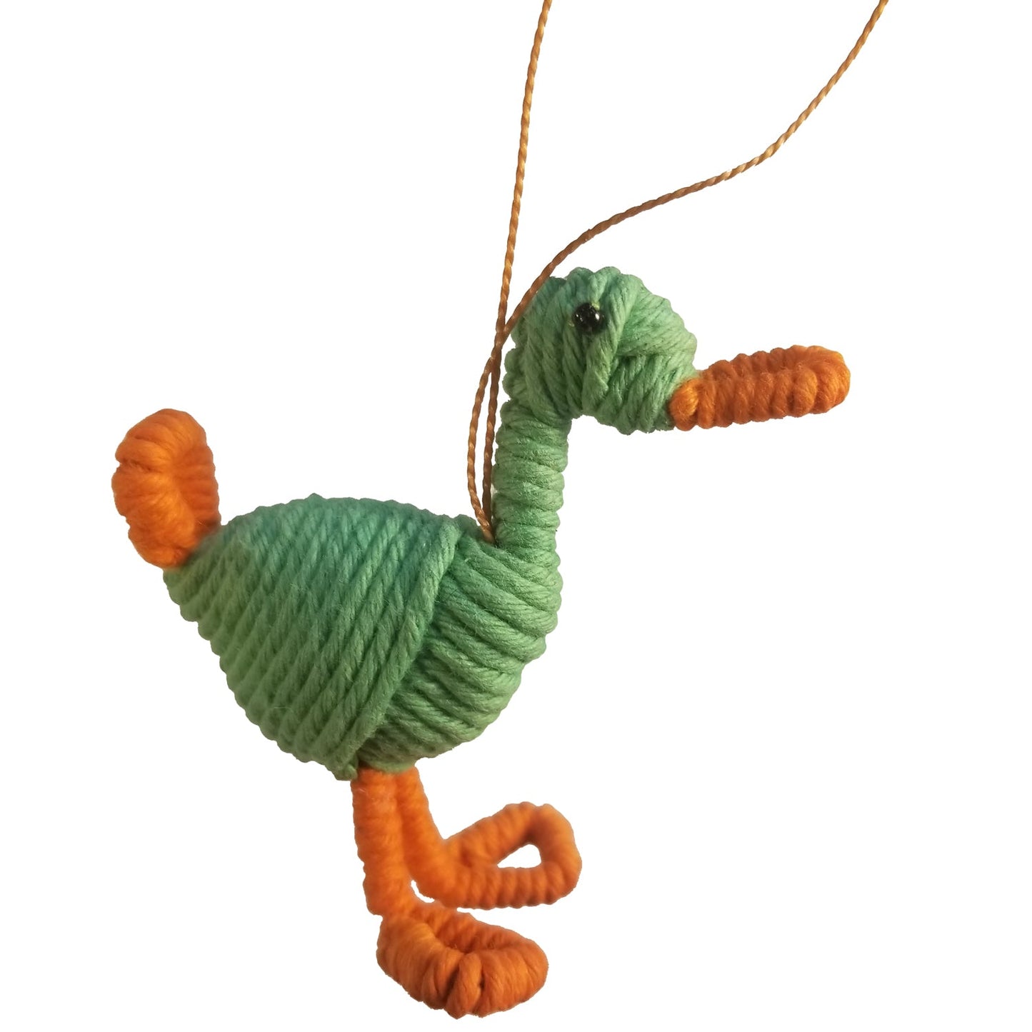 Recycled Cotton & Wire Ornaments-Farm Animal Holiday Ornaments-Fair Trade-Colombia