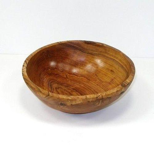 Handcarved Olive Wood Bowl -9 1/2" Diameter- Jedando Handicrafts-Fair Trade-Africa