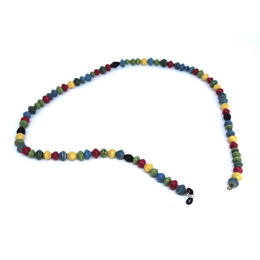 Multi-Color Eyewear Chain made from Recycled Paper-Fair Trade Kenya