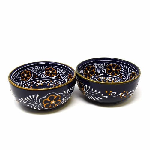 Half Moon Bowls - Blue, Set of Two Dip Bowls - Encantada