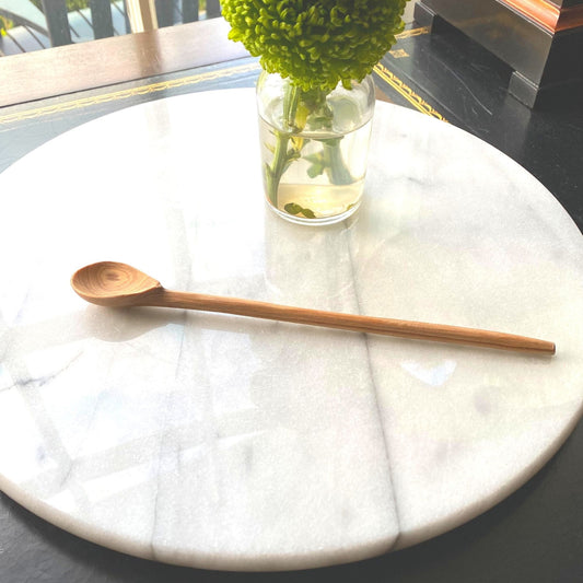 Hand-Crafted Long Appetizer Spoons made of Olive Wood-Set of 3- Kenya-Fair Trade