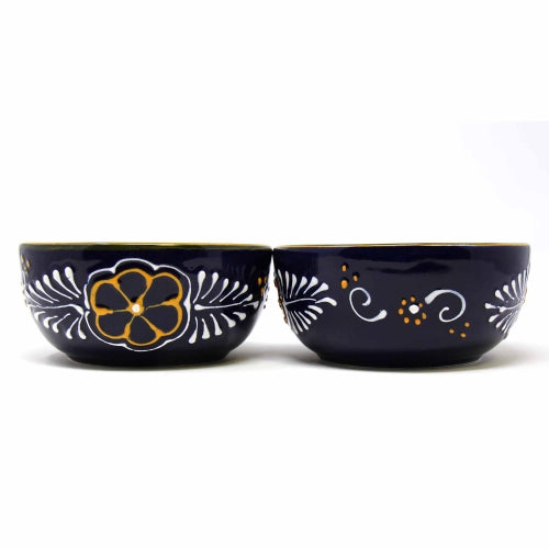 Half Moon Bowls - Blue, Set of Two Dip Bowls - Encantada