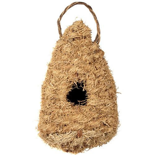 Hand Woven Vetiver Bird House- Fair Trade- Haiti