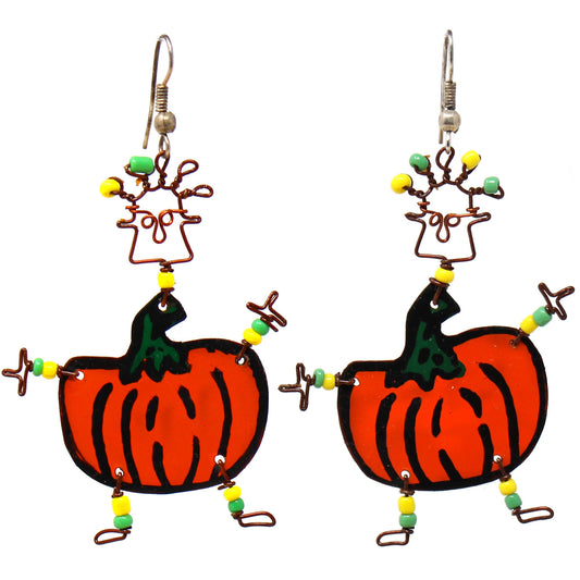 Pendientes de calabaza bailarina - Alternativas creativas