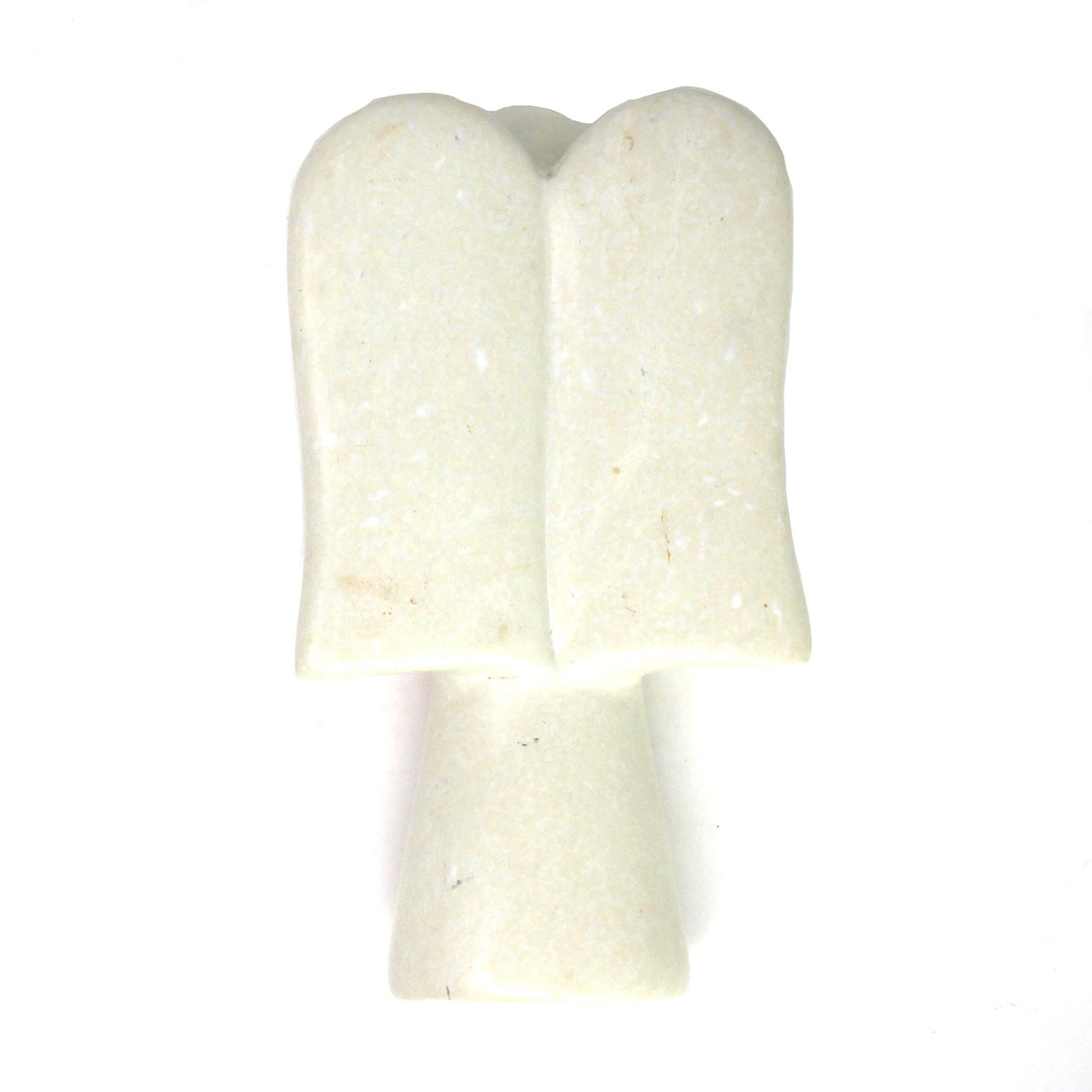 Angel Soapstone Sculpture Holding Heart
