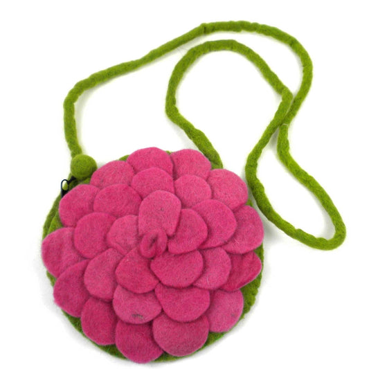 Monedero de Fieltro Rosa Rosa - Global Groove (P)