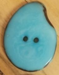 Botones de nuez de Tagua teñidos a mano-pequeños-1 pieza - Marfil vegetal
